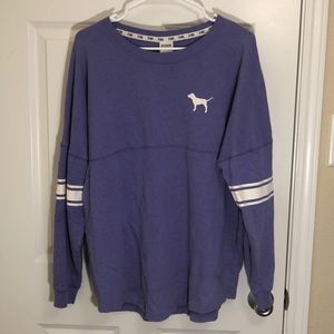 PINK long sleeved jersey style shirt